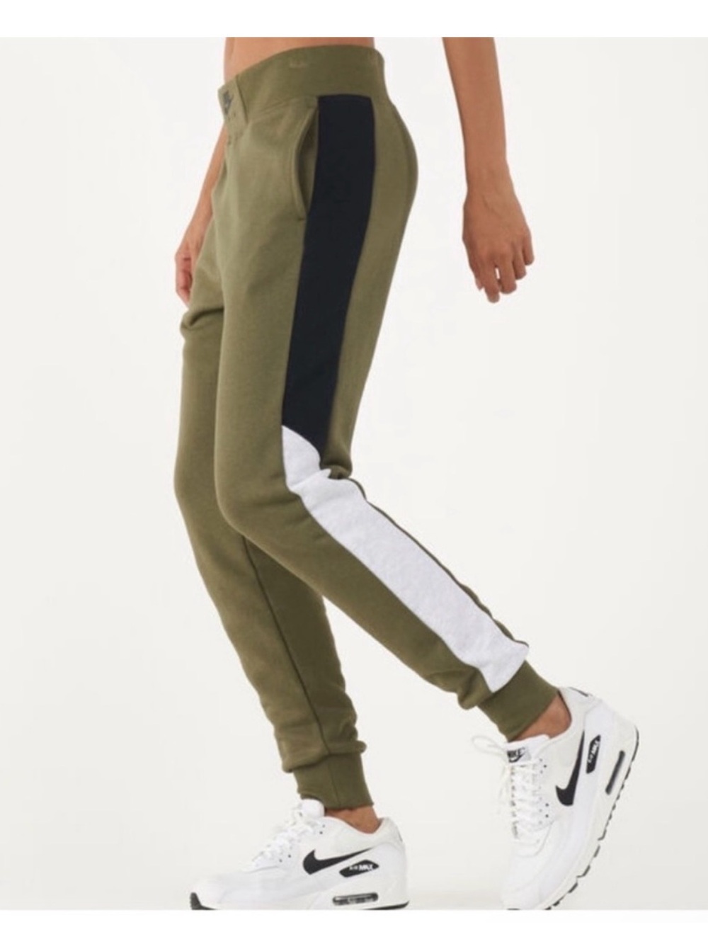 Women’s Nike Air Green Bb High Waisted Jogger Pants Size M